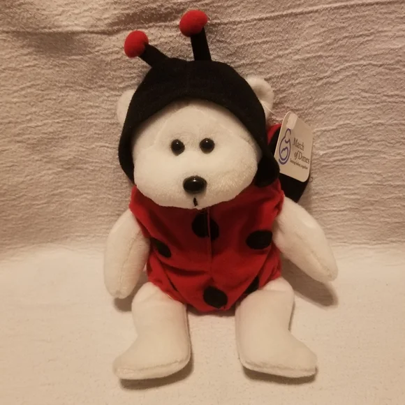 EUC 2001 March of Dimes ladybug bear Rosy - Picture 1 of 5
